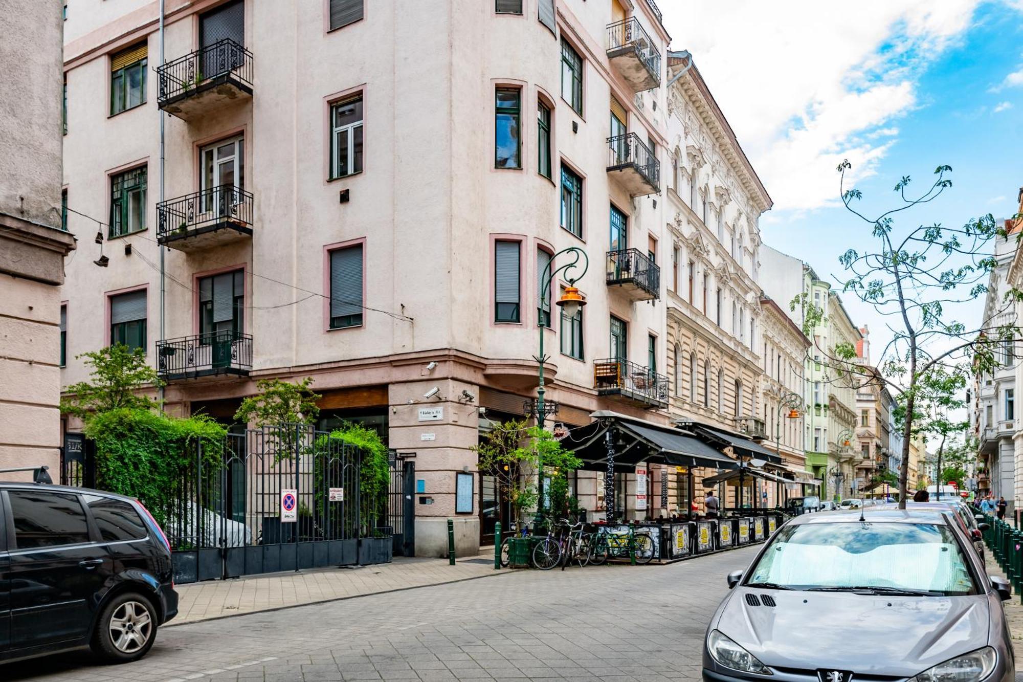 Jungle Aesthetics Downtown Apartman Aircon And Garage Parking Budapesta Exterior foto