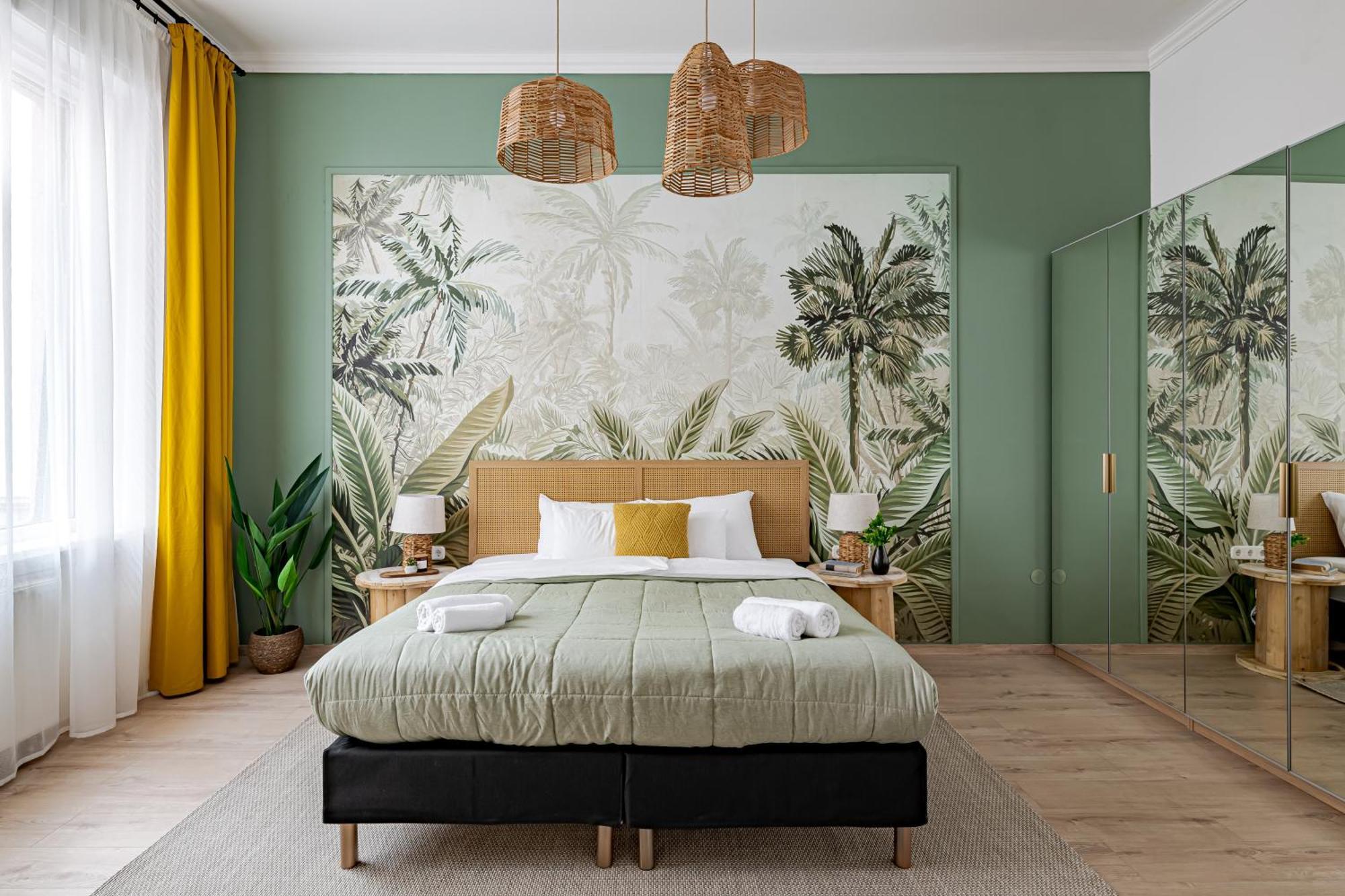 Jungle Aesthetics Downtown Apartman Aircon And Garage Parking Budapesta Exterior foto
