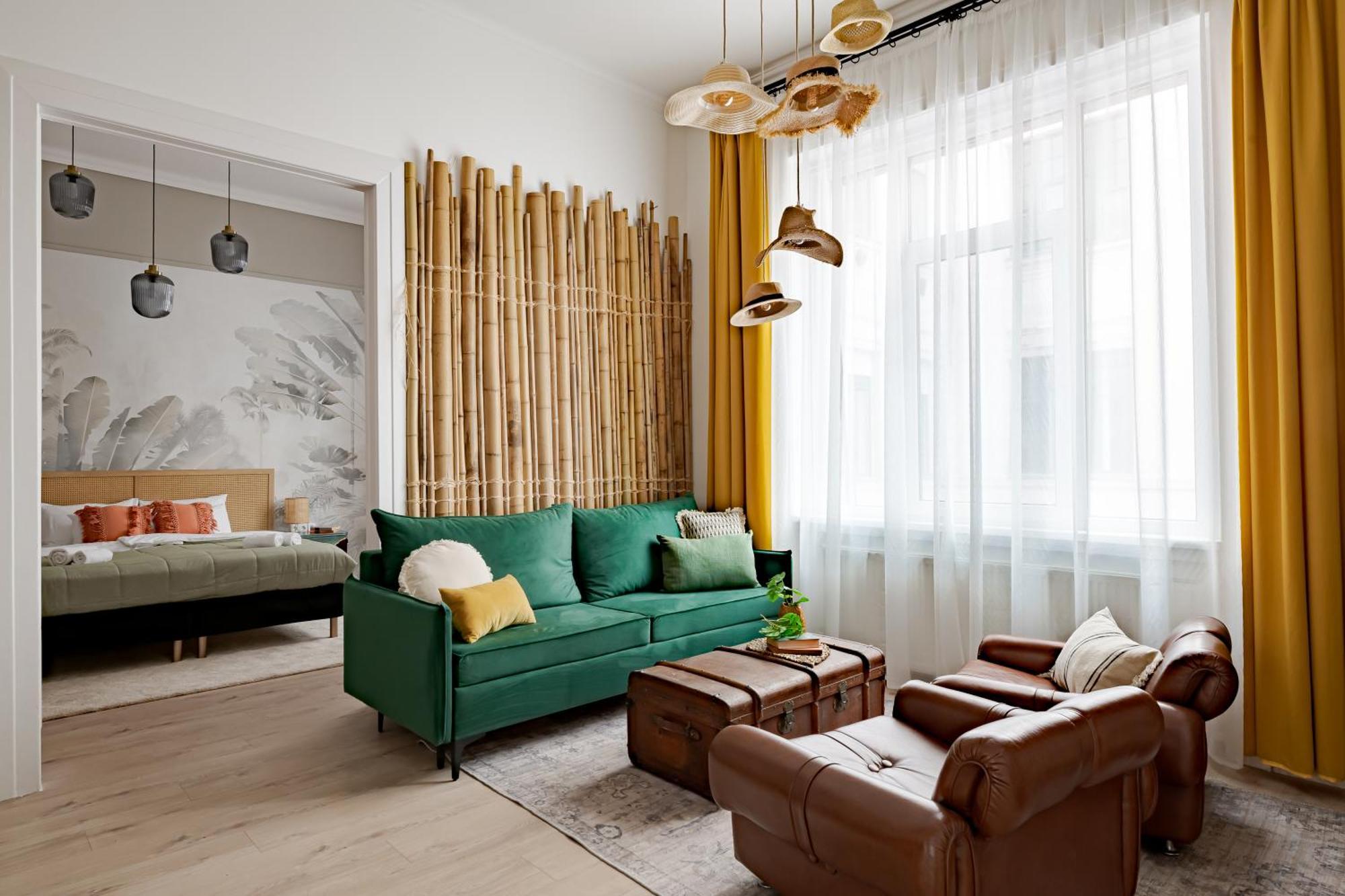 Jungle Aesthetics Downtown Apartman Aircon And Garage Parking Budapesta Exterior foto