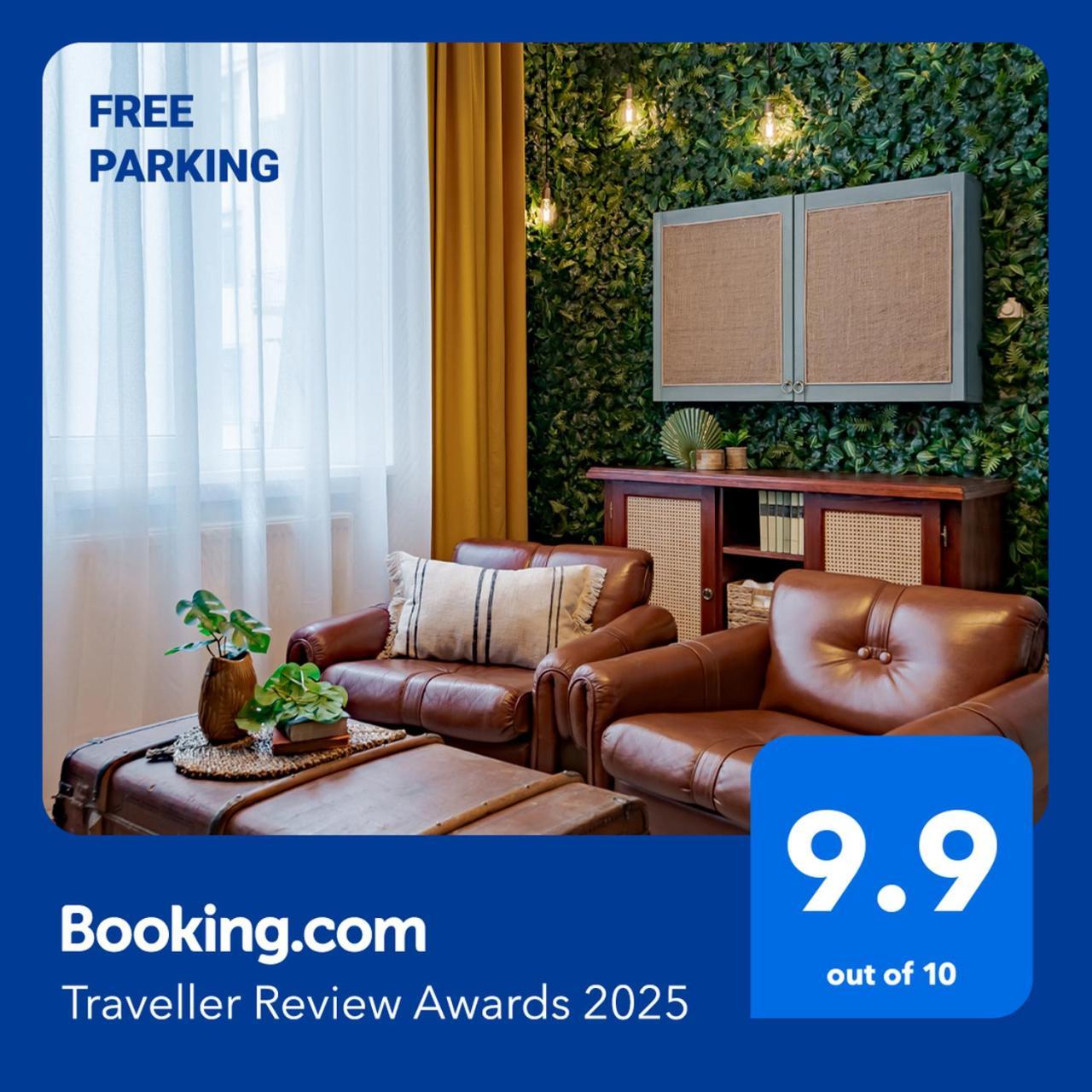 Jungle Aesthetics Downtown Apartman Aircon And Garage Parking Budapesta Exterior foto